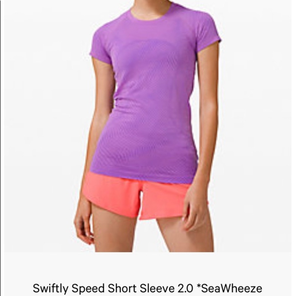 Lululemon Seawheeze Speed Short Sleeve